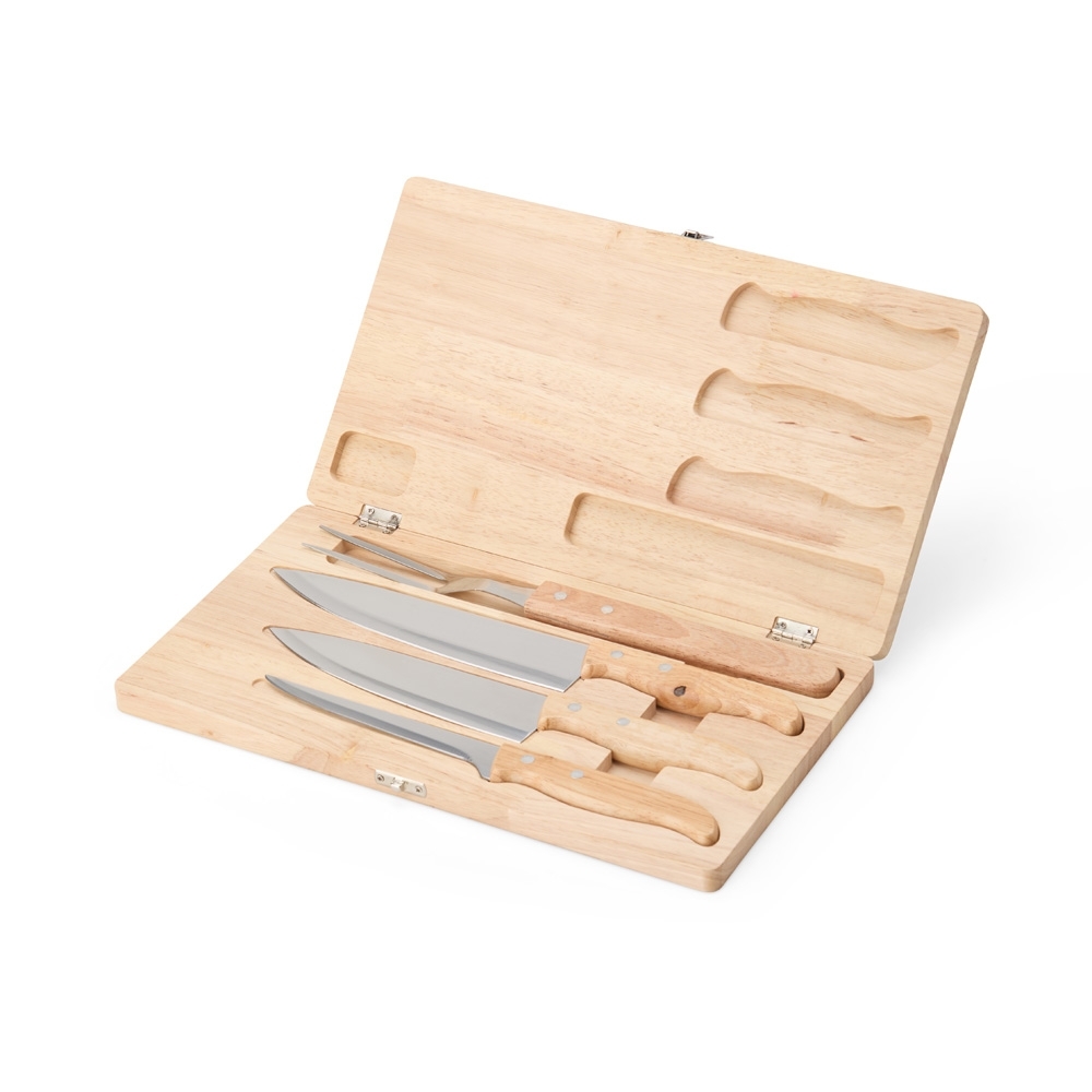 Imagem do produto Kit Churrasco 4 Peças em Madeira