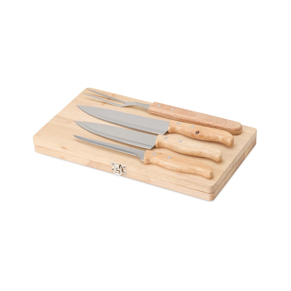 Miniatura de imagem do produto Kit Churrasco 4 Peças em Madeira