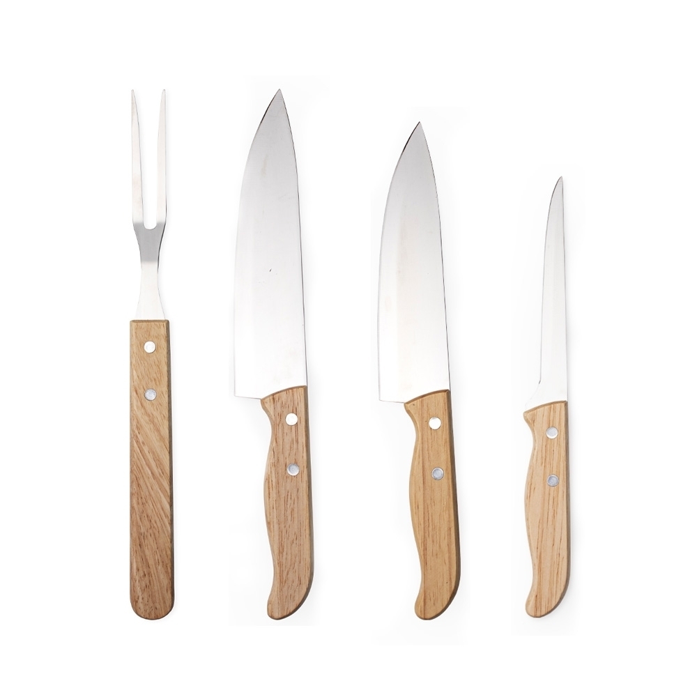 Miniatura de imagem do produto Kit Churrasco 4 Peças em Madeira