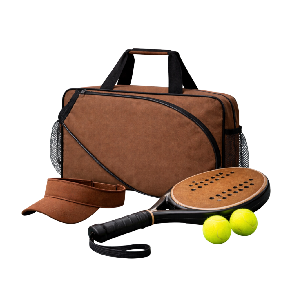 Kit Sweet Beach – Bolsa com raquete e viseira Personalizadas