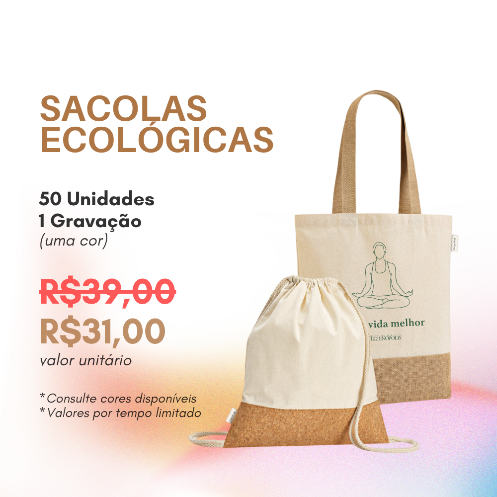 Imagem do produto Sacolas e Sacochilas Ecológicas Personalizadas na Go Brindes