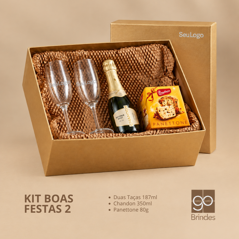 Imagem do produto Kit Boas Festas 2 Corporativo Personalizado | Go Brindes