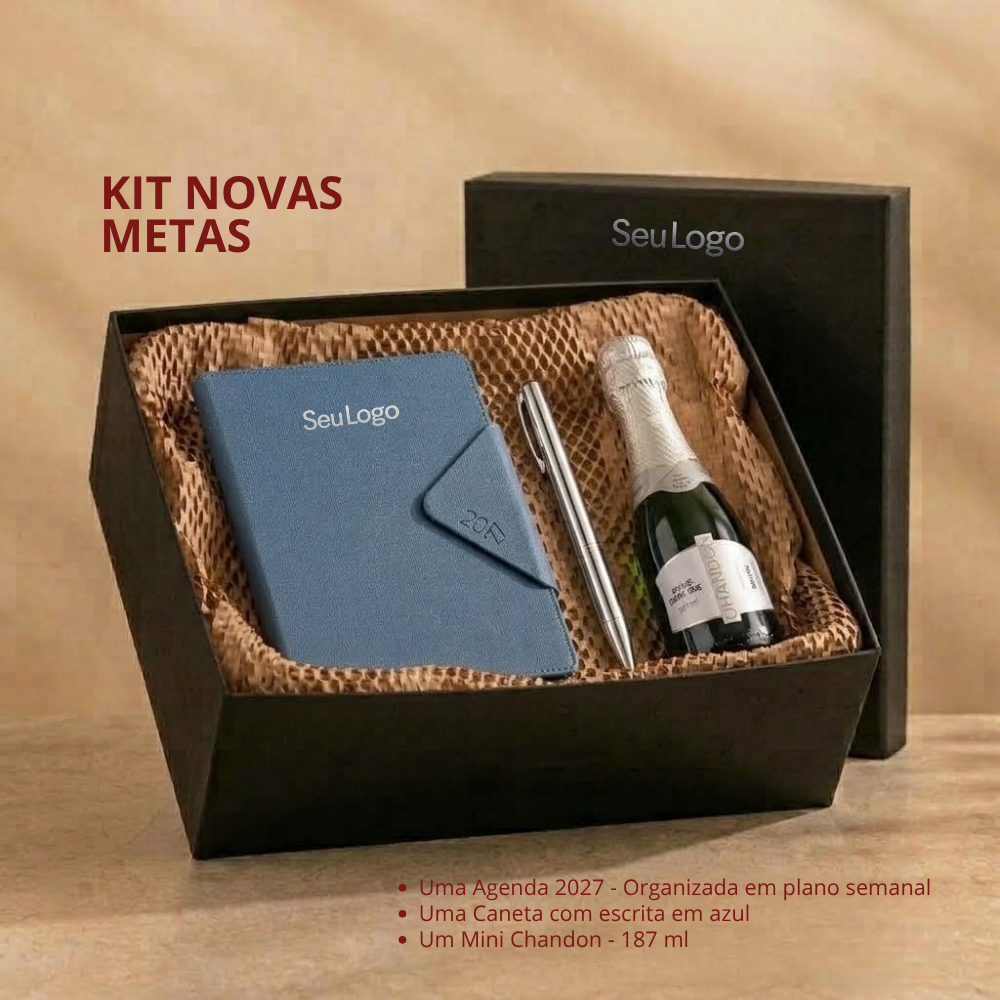 Imagem do produto Kit Novas Metas Corporativo Personalizado | Go Brindes